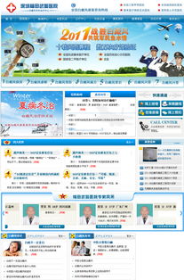 深圳福田武警醫院網站整站效果制作 夢想網絡作品 時間財富網